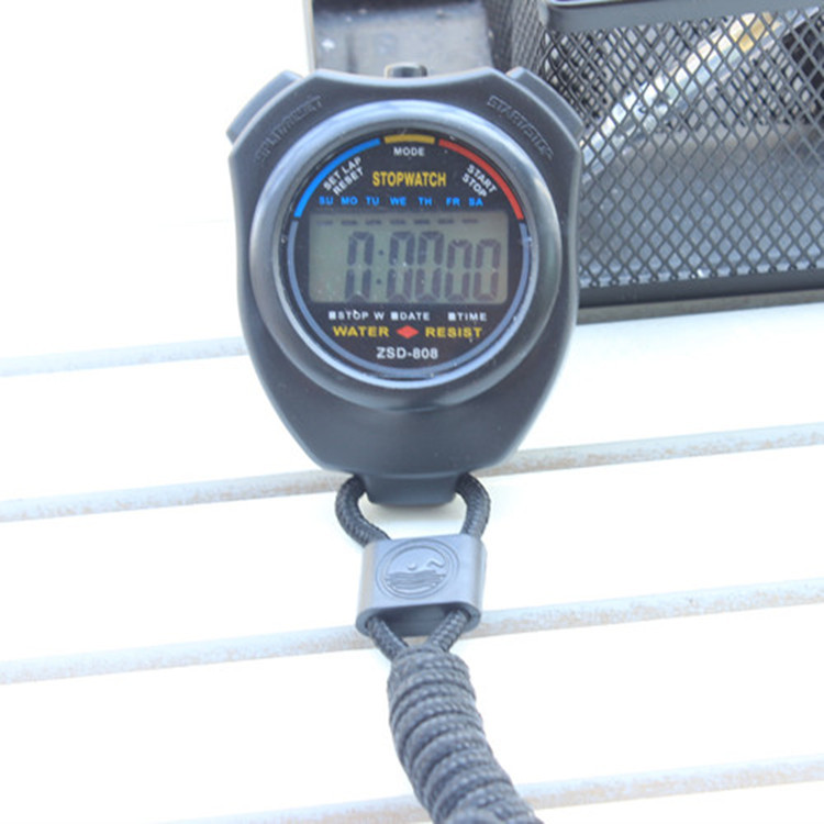 Picture of Positive speed stopwatch ZSD-808 double-channel student fitness training competition professional sports stopwatch waterproof timer