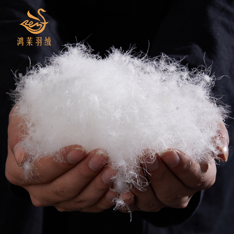 Picture of Bulk down Pure White down Jacket down Comforter Raw Material Filling 80 Old Standard Washed Large White Duck down Raw Material