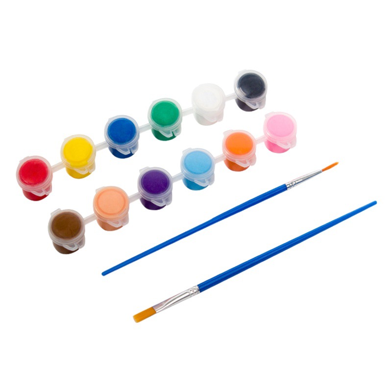 3ml12 color gouache pigment conjoined art pigment watercolor pigment opp bag watercolor paint set gift