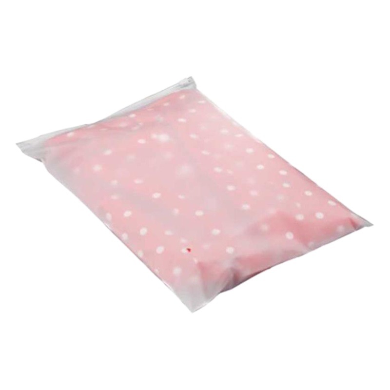 Frosted Travel Sealed pe Zipper Bag Dustproof Storage Shoes Underwear Sorted Packaging Finishing Cosmetic Storage Bag
