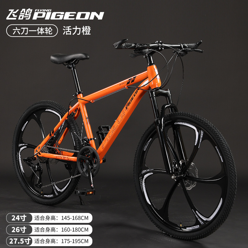 Picture of Flying Pigeon Brand Mountain Bike Men's Variable Speed Off-Road Bike Teenagers Middle School Students Ladies Road Racing Adult