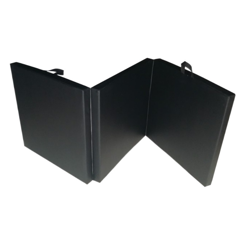 Fitness mat thickened three folding yoga mat multifunctional dance practice mat training folding cushion lunch break mat