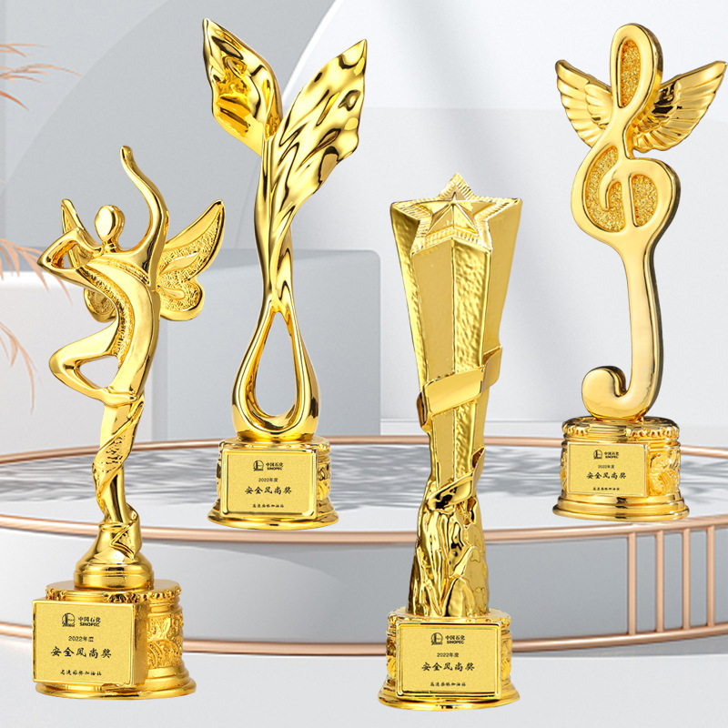 Picture of New Resin Trophy Creative Music Children's Certificate Dance Training Institution Dance Competition Model