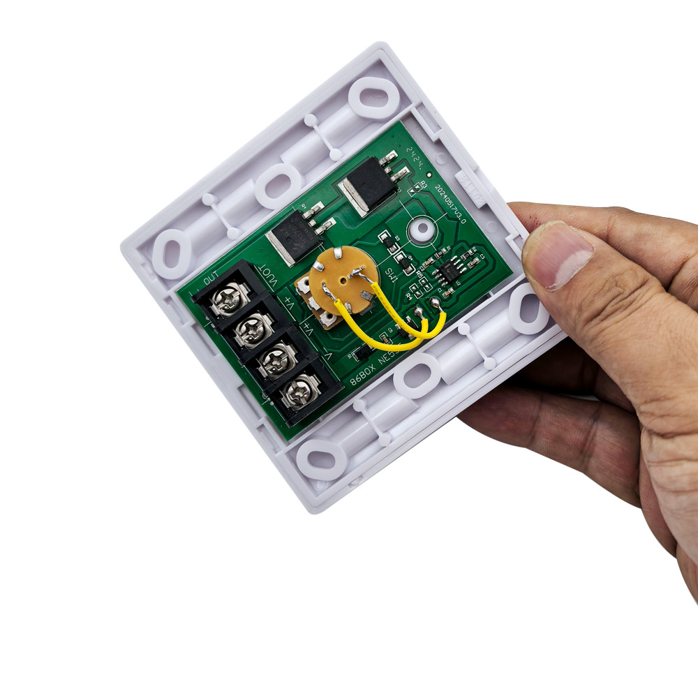 Picture of LED low voltage 12-24V/30A monochrome dimmer PWM knob remote control light mounted dark mounted 86 dimmer switch panel