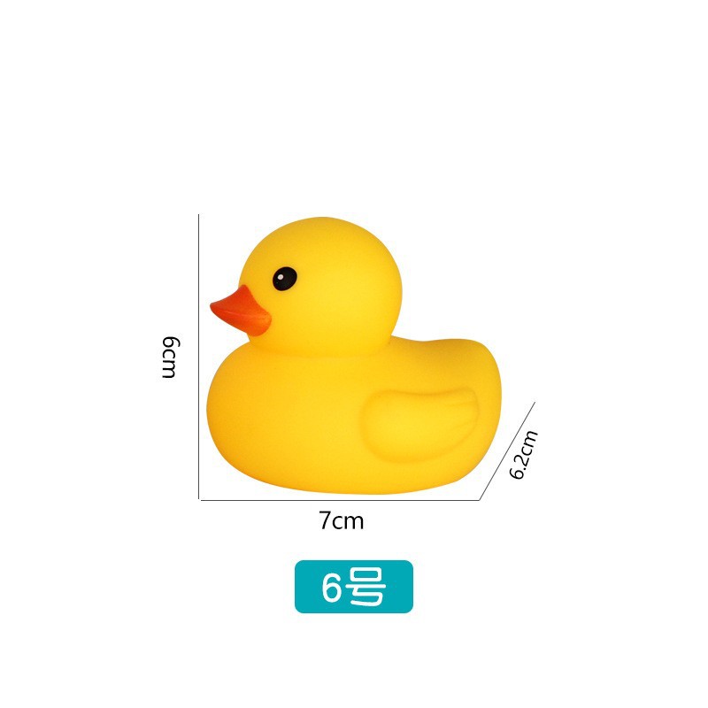 Picture of Hong Kong Version of Little Duck Toy Baby Bath and Water No. 8 Little Yellow Duck Toy Kidsren's Educational Pinch and Call