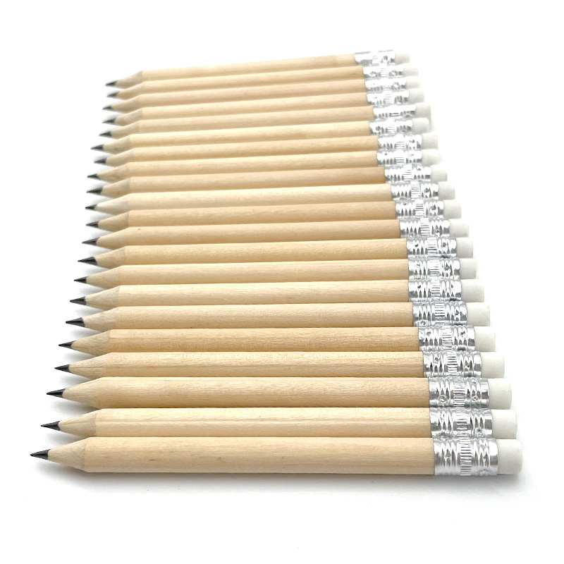 Picture of Log Short Pencil 10mm Golf Short Pencil Student Hb Short Pencil Lottery Amazon