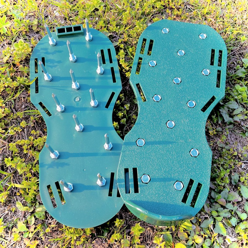 Garden loose soil shoes grass spikes garden spikes lawn inflatable loose soil shoes self-leveling epoxy gardening tools
