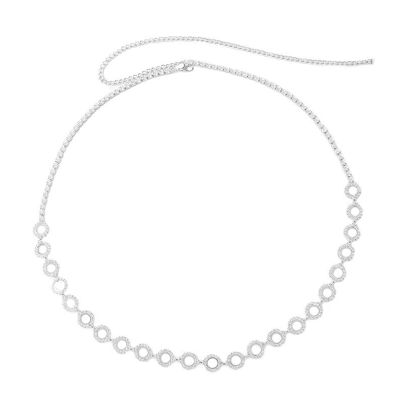 Picture of Cross-border New Accessories Luxury Flash Diamond Fashion Show Party European and American Sexy Exaggerated Bikini Body Chain suit