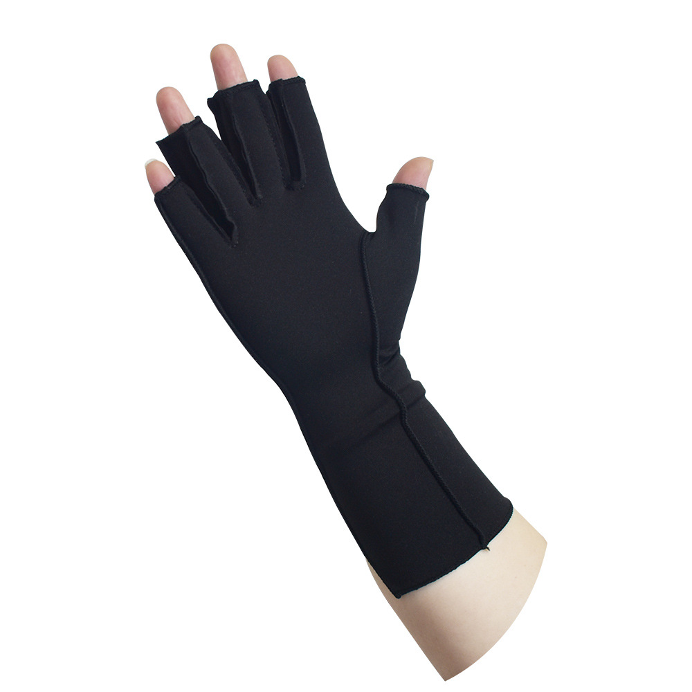 Picture of Spot Cross-Border Amazon Nylon Half-Finger Full-Finger Gloves Pressure Care Hand Joint Care Gloves