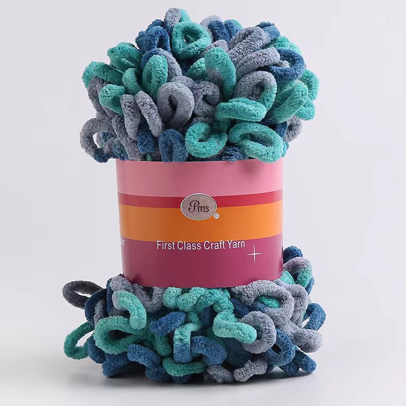 Picture of Loop Yarn Ear Yarn Medium-Thick Yarn for Hand Knitting DIY Pillows, Blankets, Scarves, Ice Yarn in Stock Wholesale