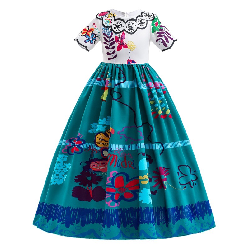 2024 Amazon Magic Full House Encanto cosplay Costume Princess Dress Dress Girl's Costume