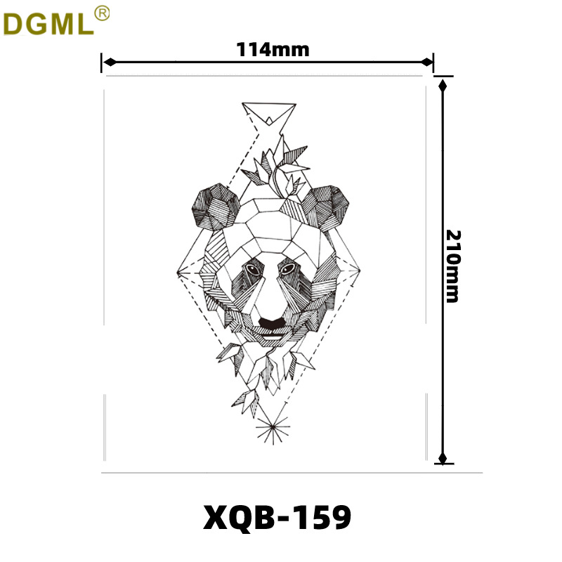 Picture of Children's cartoon flower arm sticker half arm full arm pink pig funny cross-border Henna creative color tattoo sticker wholesale