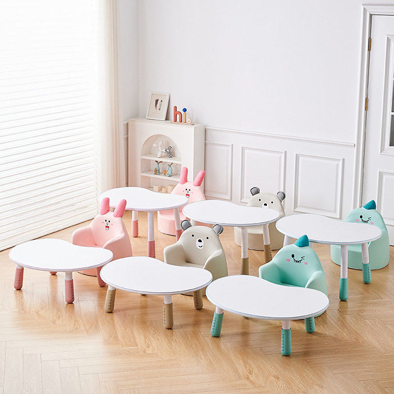 Picture of Peanut Table Liftable Toy Table Children's Learning Table Baby Early Education Learning Table Kindergarten Baby Reading Desk