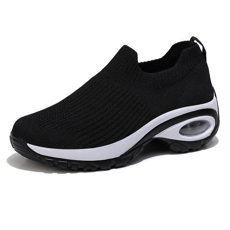 Picture of Autumn Casual Women's Shoes, Foreign Trade Air-Cushion Sneakers, Fly-Knit Breathable Lightweight Slip-On Women's Sneakers