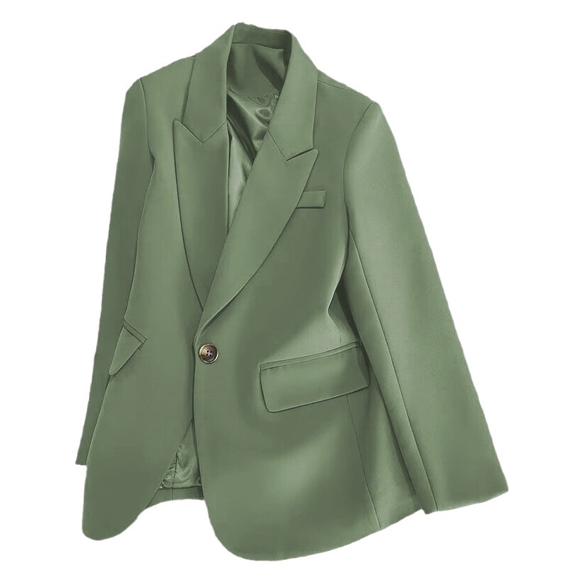 Picture of Long-Sleeved Suit Jacket for Women 2025 Autum New Korean Style Casual Texture Spring Goddess Style Street Suit