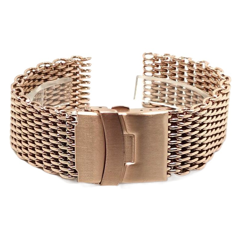 Thickened 4.0mm Thick 18 20 22 24mm Shark Mesh Cool Shark Mesh Strap