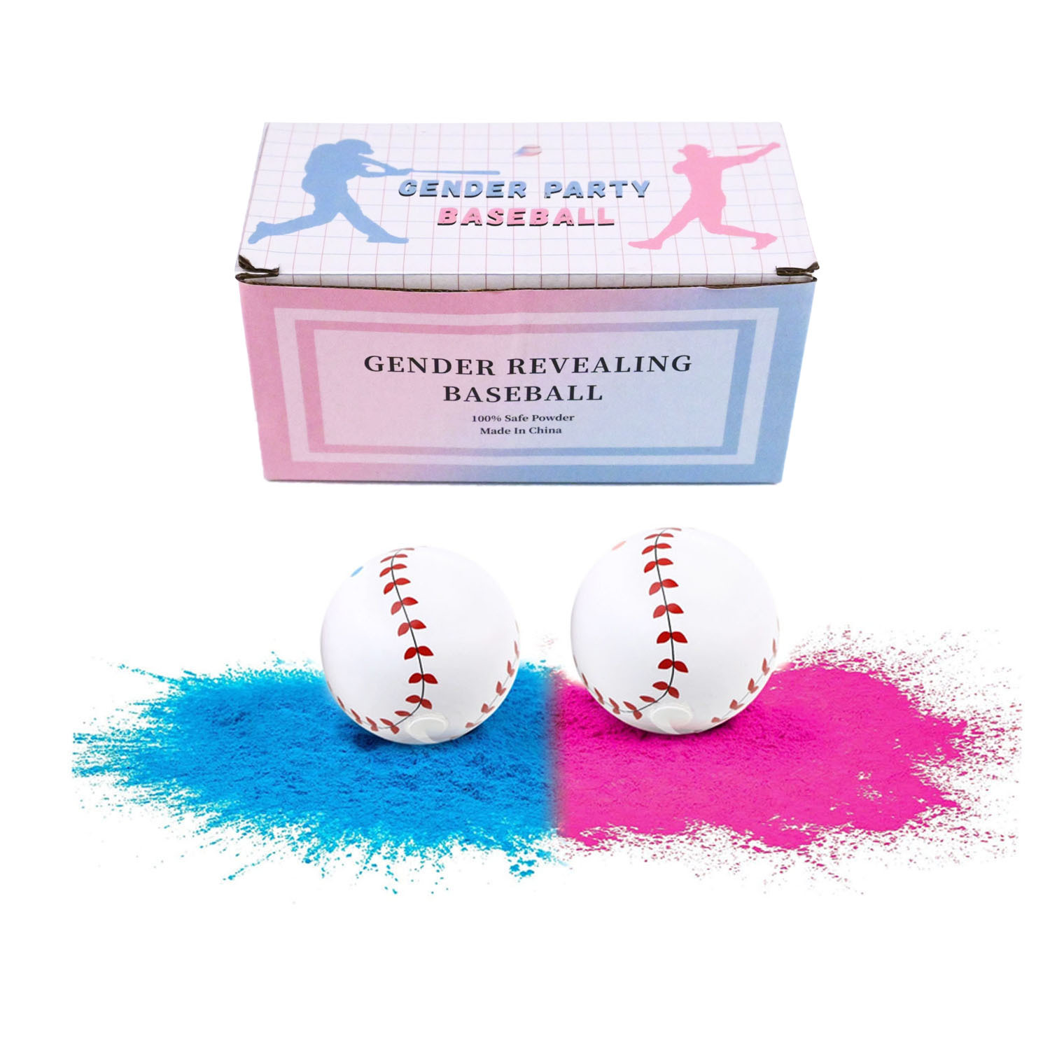 Picture of gender reveal Football golf ball gender reveal birthday party Baseball balloon bag wholesale