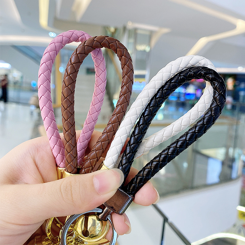 Picture of Cute Cartoon Wool Bear Keychain Women's Exquisite Couple Car Hanging Ornaments Ins Schoolbag Pendant Doll Doll