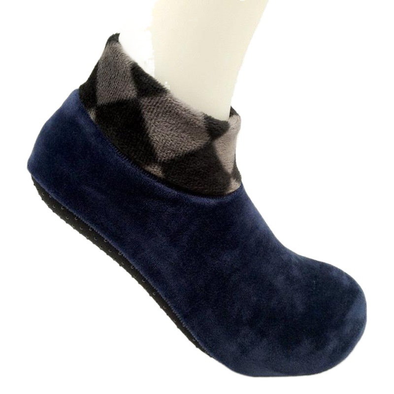 Autumn and winter super soft floor socks adult men's warm socks thickened non-slip home indoor shoes socks velvet carpet socks