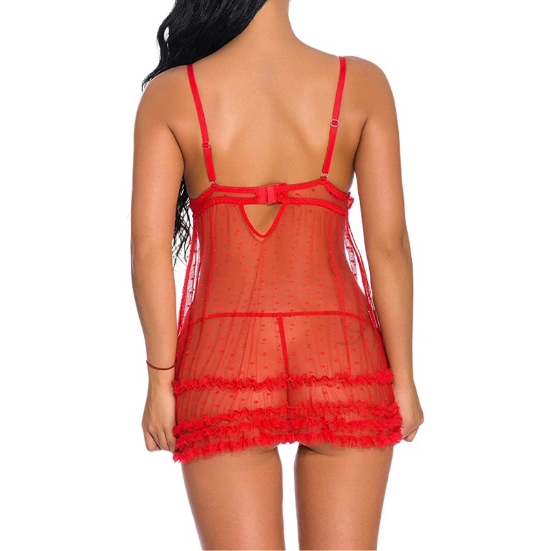 Wholesale new tulle sexy lingerie cute bow home clothing manufacturers straight hair a generation of hair