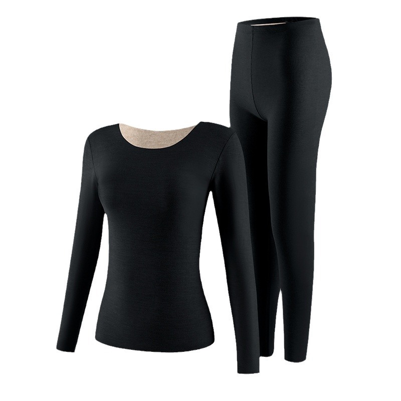 Picture of TikTok New Cashmere Silk Thermal Underwear suit Women's Autumn Clothes and Pants High Quality Niche Thickened All-match