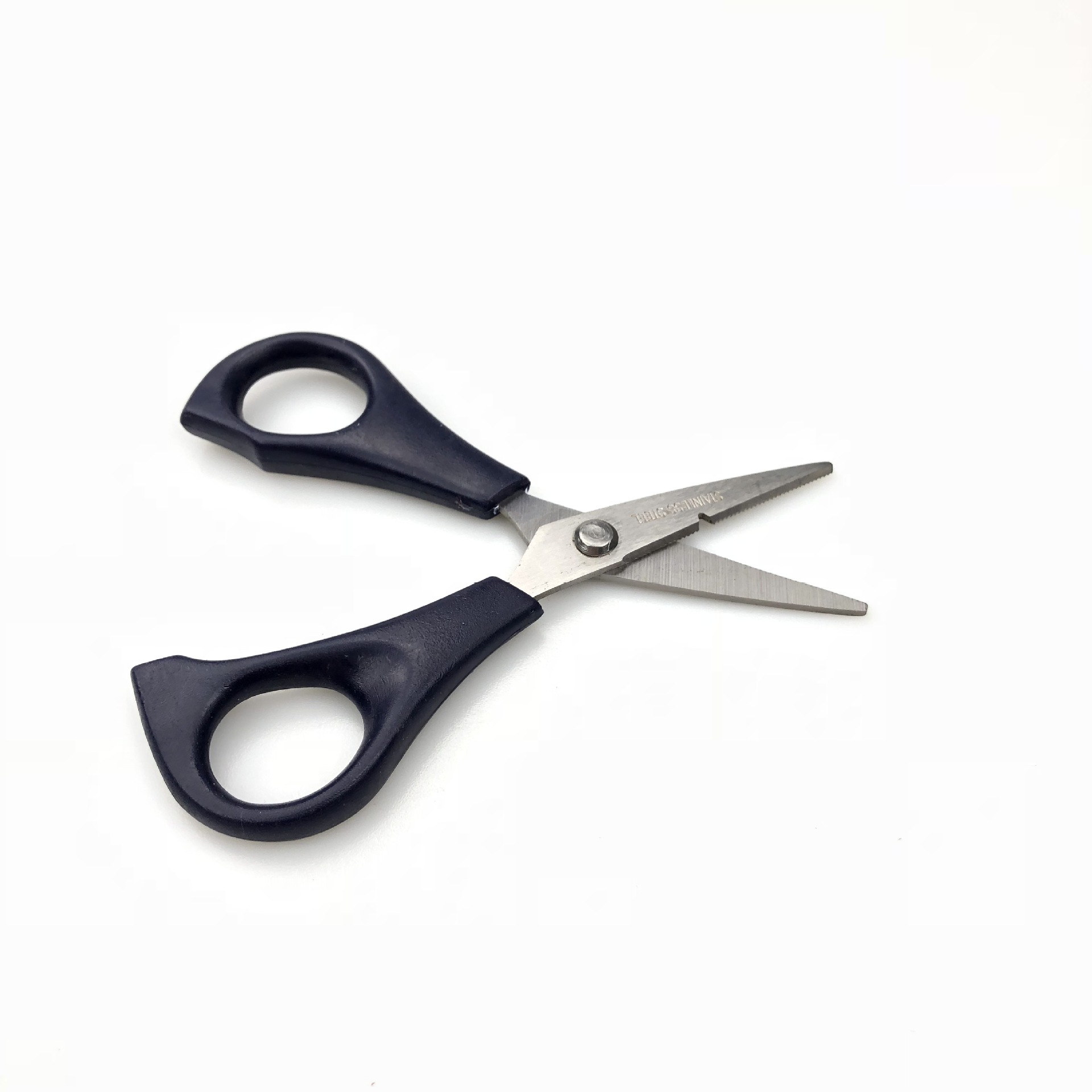 Picture of fishing line big horse line small scissors stainless steel scissors with serrated scissors fishing gear fishing supplies fishing scissors
