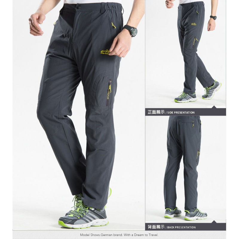 Picture of Outdoor sports quick-drying pants men's loose elastic multi-pocket f sunscreen pants foreign trade mountaineering pants factory outlet