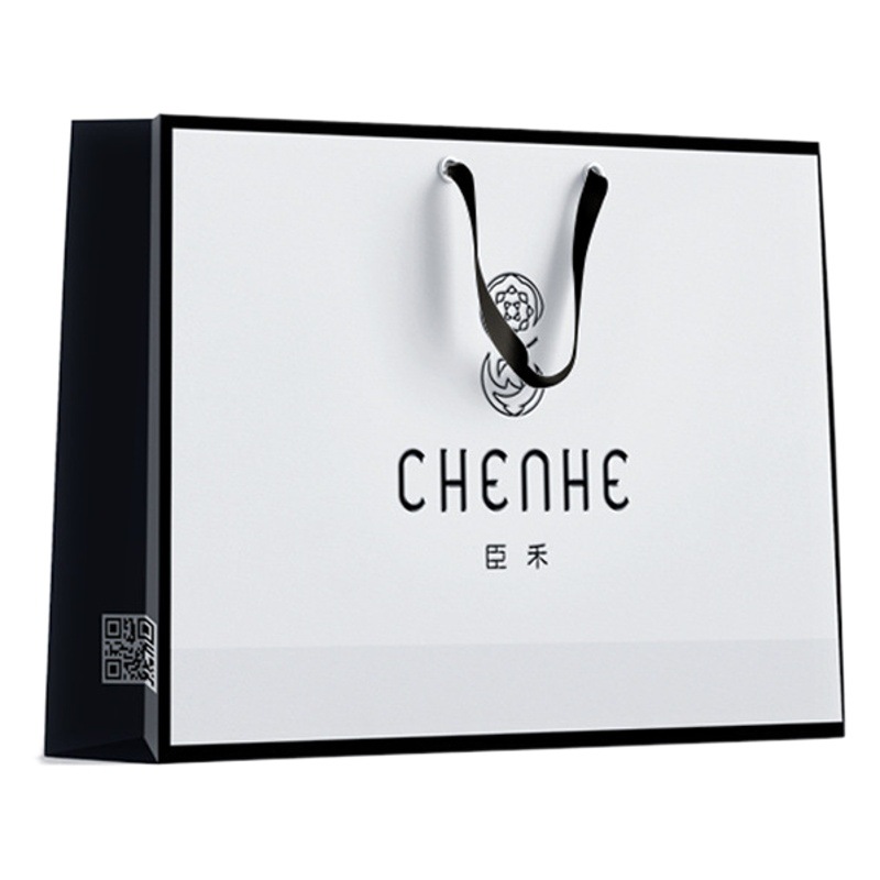 Clothing Tote Bag Thickened Paper Bag Gift Bag Shopping Bag Logo Printing Shoe and Hat Packaging Tote Bag