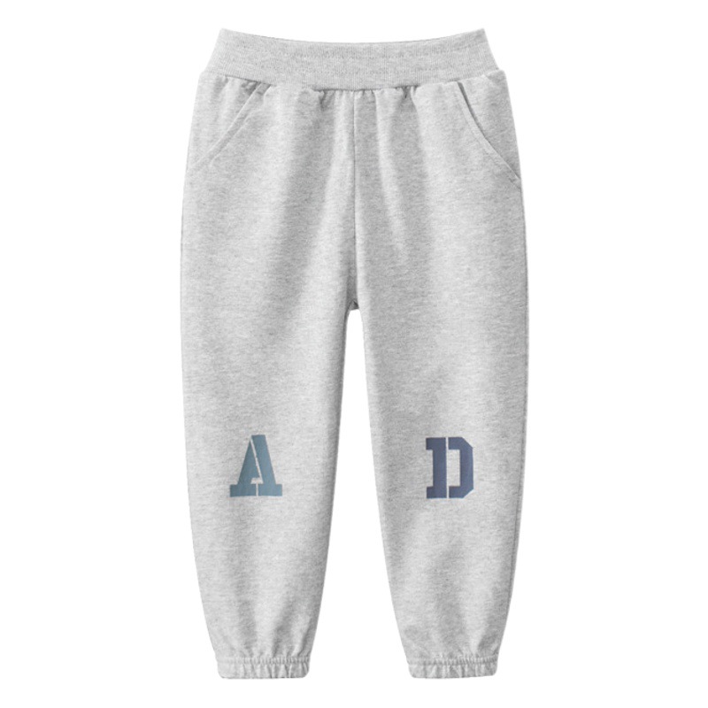 Picture of 27kids Korean style children's clothing autumn and winter New 2024 children's sports long pants baby boys' sweatpants one-piece delivery
