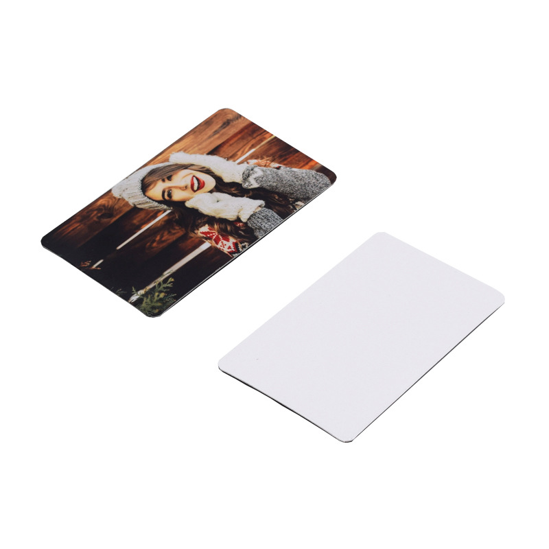 Picture of Thermal sublimation soft magnetic refrigerator stickers personalized thermal transfer blank variety of pearl film paper magnetic refrigerator stickers DIY printing