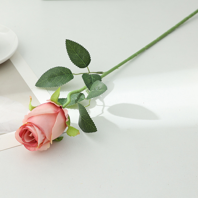 Picture of Cross-Border Supply Velvet Rose Home Decoration Wedding Bouquet Gothic Halloween Black Rose Simulated Rose