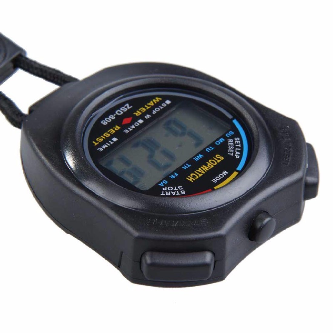 Picture of 808 Stopwatch Timer Two Running Watch Referee Sports Fitness Equipment Digital Watch Waterproof Digital Stopwatch