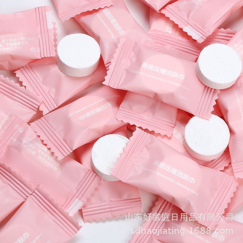 Manufacturer Compressed Towel Disposable Towel Vegetable Fiber Towel Travel Outdoor Supplies Wholesale