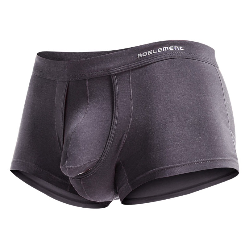 Men's Underwear Scrotum Support Bag Bullet Type Separated Underpants Underwear Men's U Convex Youth Boxer Briefs Wholesale