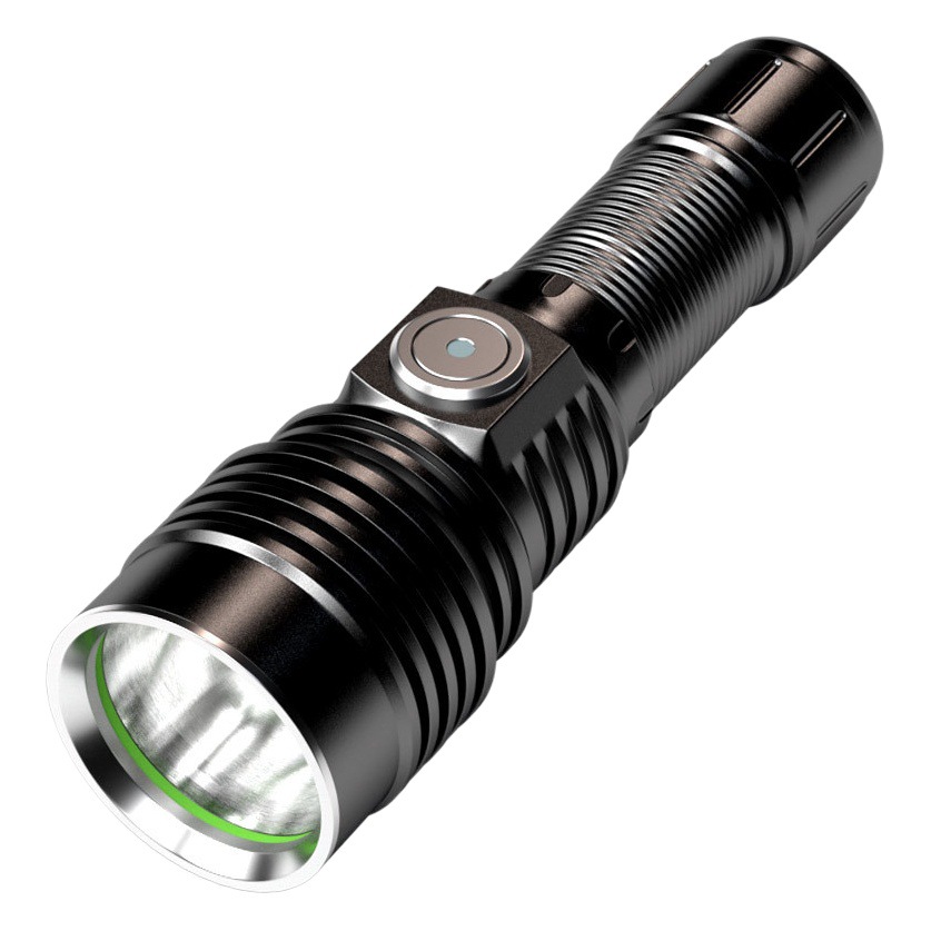 Flashlight Outdoor Strong Light Sst40 Lamp Bead Aluminum Alloy USB Charging Large Capacity Langmininas Led Searchlight