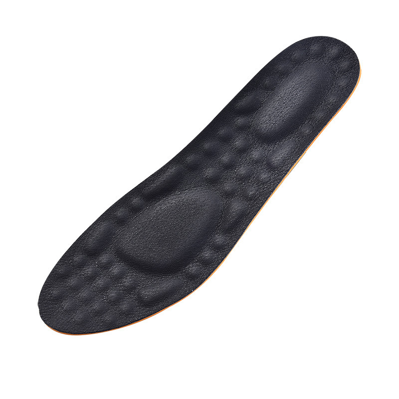 Picture of Real cowhide insole men's and women's breathable sweat-absorbent antibacterial deodorant thickened sports high elastic shock absorption super soft comfortable full pad