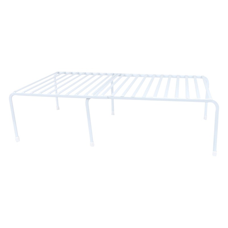 Kitchen Storage Rack Extendable Countertop Pot Rack Cabinet Layered Dishes Storage Desktop Storage Rack
