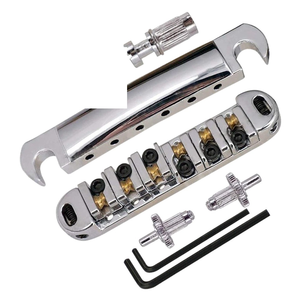 LP Bridge pull board upper and lower string bridge ball roller bridge for Les Paul SG LP electric guitar