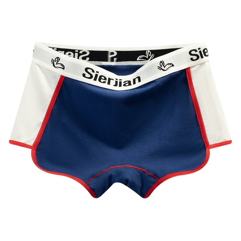 Pure Cotton Boxer Briefs for Women, Antibacterial Cotton Crotch, Breathable, Anti-Exposure, Women's Seamless Mid-Waist Boxer Briefs, Women's Pure Cotton Crotch