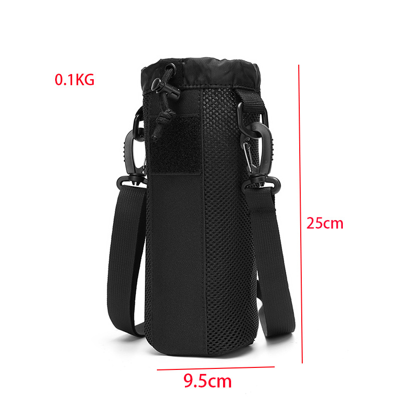 Edc Water Bottle Bag Sports Water Cup Cover Outdoor Cycling Crossbody Water Bottle Cup Waist Bag Accessories Water Bottle Bag Hanging Bag