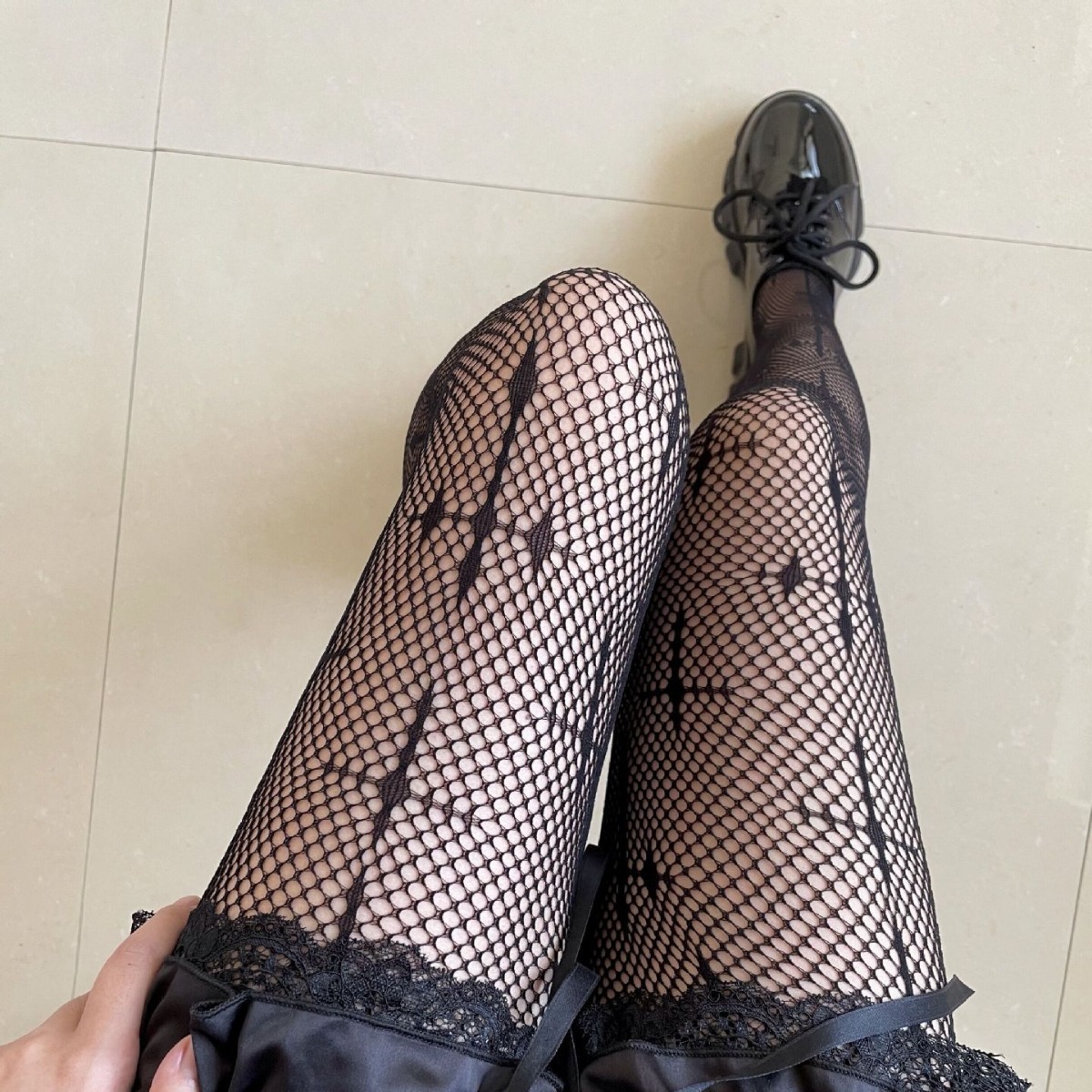 Picture of Cross-border New Cross Fishnet Stockings New AliExpress Amazon Explosions Stockings Pants Fishnet Stockings