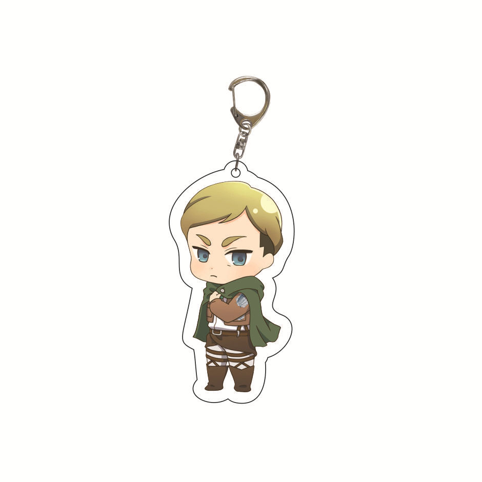 Picture of Holiday surprise star surrounding acrylic keychain spot printable logo schoolbag creative pendant wholesale