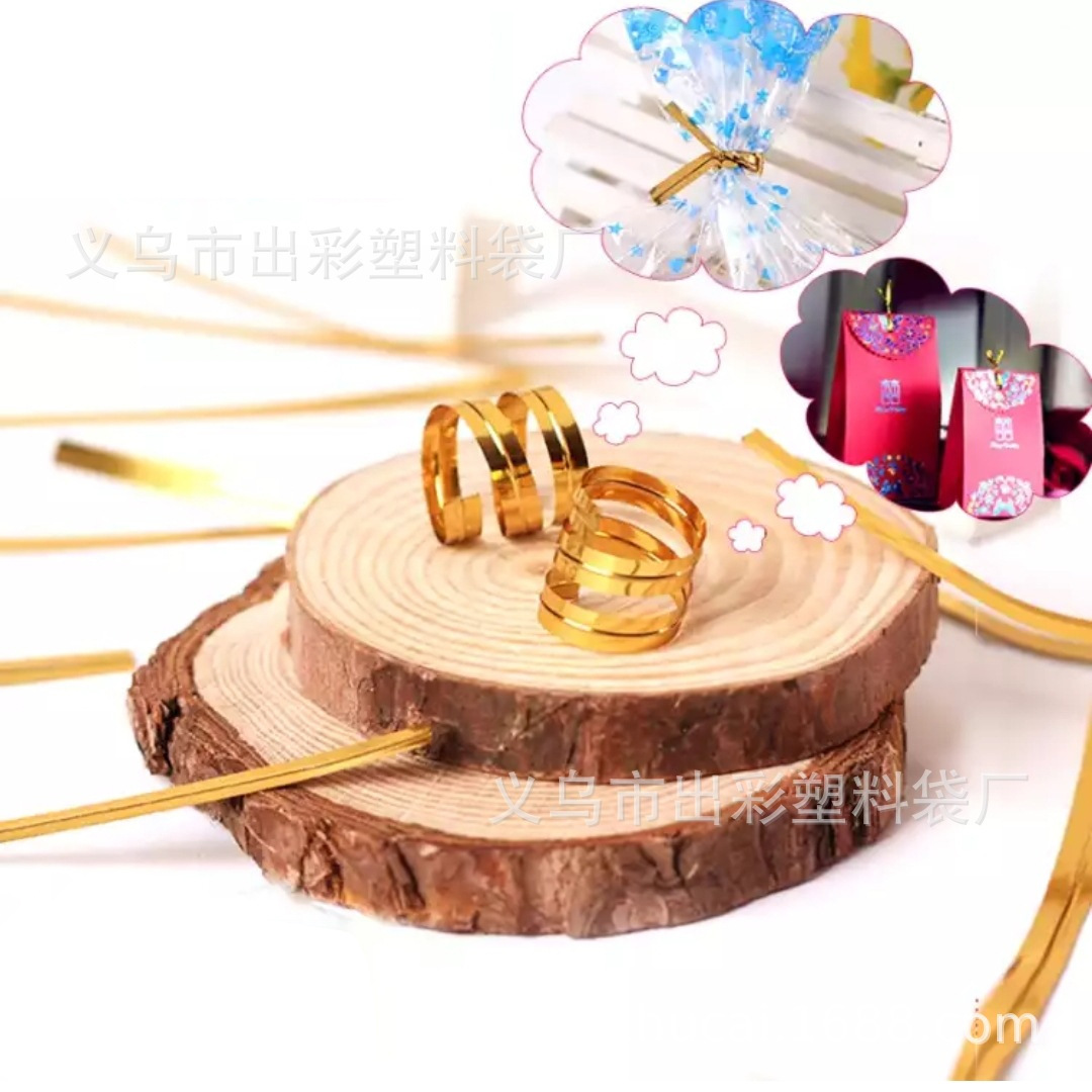 Picture of Manufacturer Wholesale Pet Twist Ties, Metal Twist Ties, Decorative Gift Ties, Stationery Products, 8cm in Stock