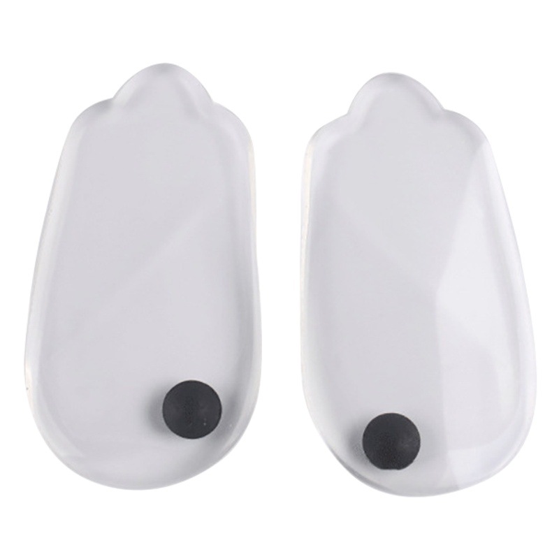 Magnetic correction insole O-shaped leg inside and outside sappy feet magnet silicone heel half pad heel correction magnetic heel pad