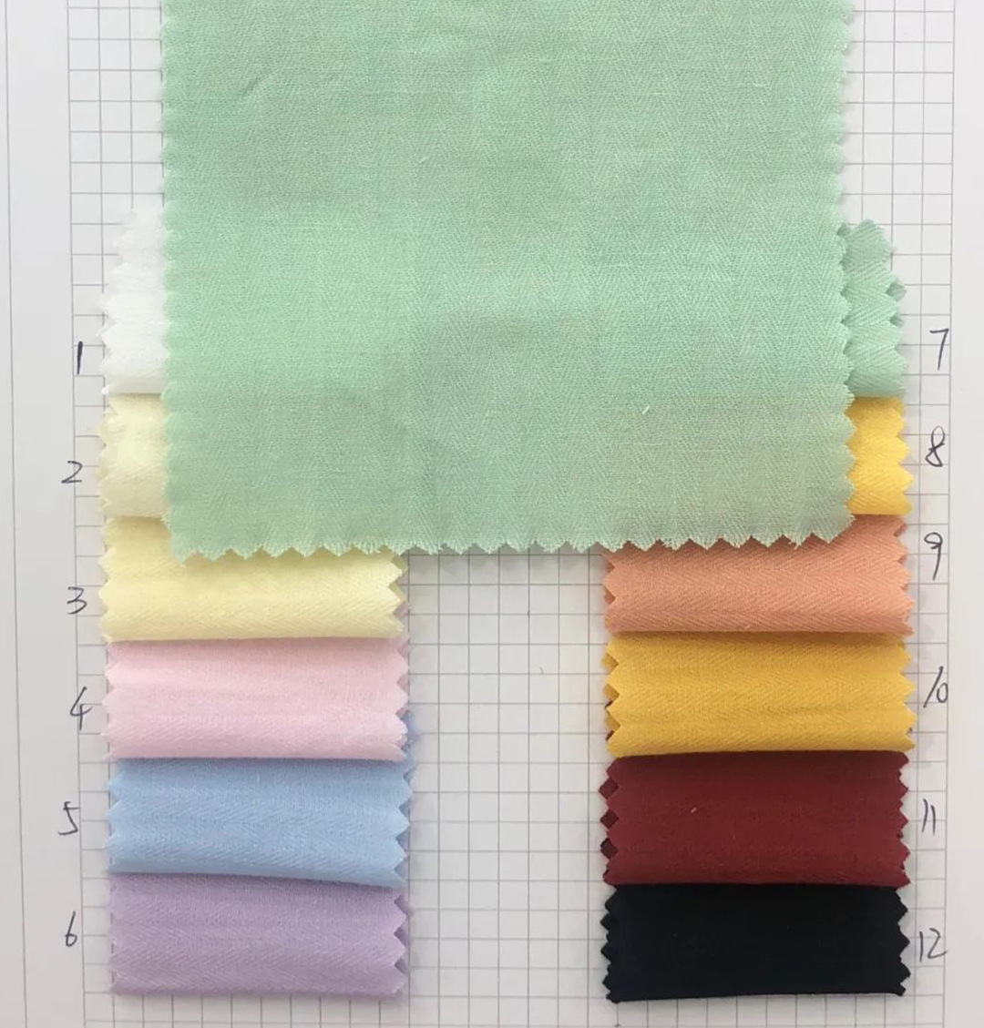 Xiaojun textile new Chinese fabric cotton yarn rozhong oblique jacquard fabric shirt dress children's clothing
