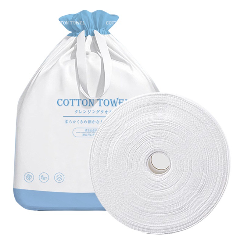 Picture of Pure Cotton Face Washing Towel Disposable Cotton Soft Towel All Cotton Hanging Face Washing Towel Large Volume Batch Beauty Salon Face Cleaning Towel