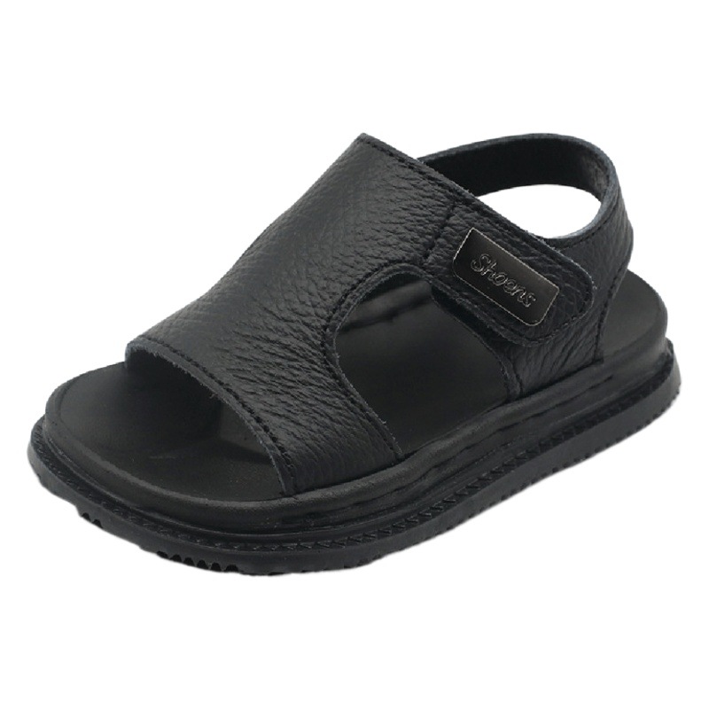 Children's sandals men's summer 1-5 years old soft bottom non-slip 2 children's sports leather beach sandals 3 baby toddler women