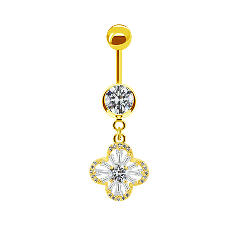 Picture of Gaibei European and American cross-border sweet cat rabbit puncture navel nail sweet cool hot girl belly button ring butterfly net red hot sale