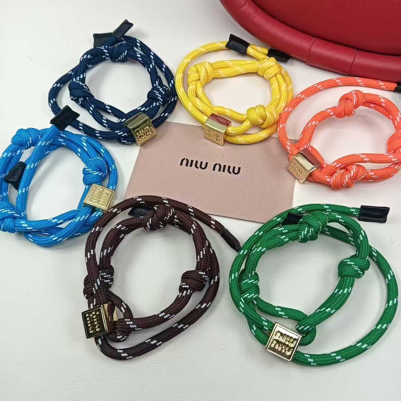 Mi Brand Zp Version Alternative Handmade Couple Bracelets Black Nylon Rope Woven Jewelry Personalized Anklet Hand-Woven