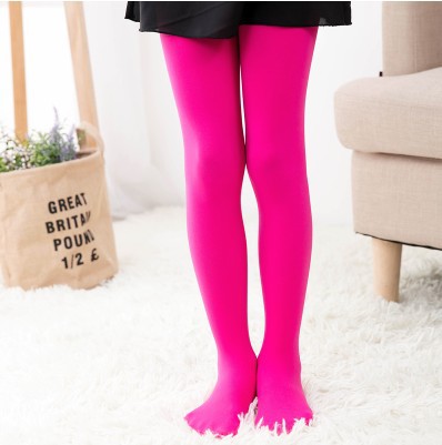 Picture of Dance socks wholesale spring and summer thin high elastic children's bottoming pants ballet white velvet 80d pantyhose